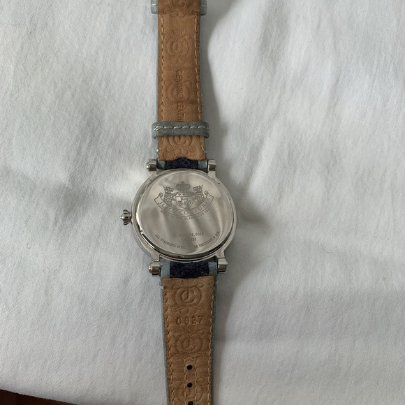 Juicy Couture Blue Leather and Velour Watch - Picture 3 of 7